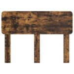 vidaXL Zadné čelo s čelnou doskou Dymová dub 135 cm Kompozitné drevo – Obrázok 4