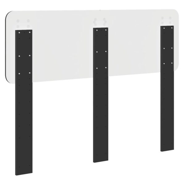 vidaXL Zadné čelo s čelnou doskou Čierny dub 120 cm Kompozitné drevo – Obrázok 6