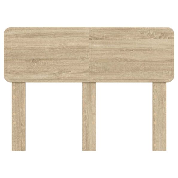 vidaXL Zadné čelo s čelnou doskou Sonoma dub 120 cm Kompozitné drevo – Obrázok 4