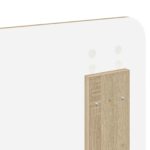 vidaXL Zadné čelo s čelnou doskou Sonoma dub 120 cm Kompozitné drevo – Obrázok 8