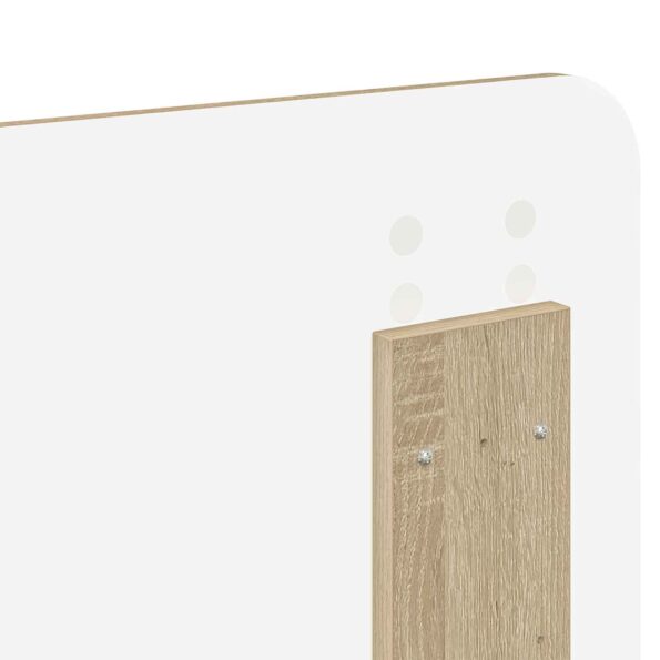 vidaXL Zadné čelo s čelnou doskou Sonoma dub 120 cm Kompozitné drevo – Obrázok 8