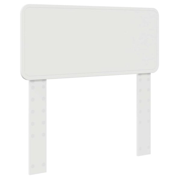 vidaXL Zadné čelo s čelnou doskou Biela 100 cm Kompozitné drevo – Obrázok 2