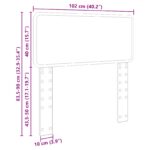 vidaXL Zadné čelo s čelnou doskou Čierny dub 100 cm Kompozitné drevo – Obrázok 10