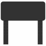 vidaXL Zadné čelo s čelnou doskou Čierny dub 100 cm Kompozitné drevo – Obrázok 4