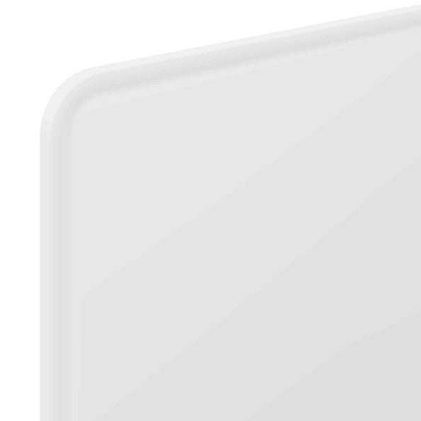 vidaXL Zadné čelo s čelnou doskou Biela 90 cm Kompozitné drevo – Obrázok 7