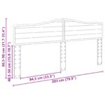 vidaXL Zadné čelo Betónová šedá 200 cm Kompozitné drevo – Obrázok 10