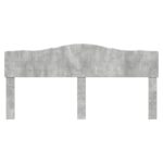 vidaXL Zadné čelo Betónová šedá 200 cm Kompozitné drevo – Obrázok 4