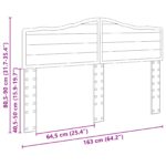 vidaXL Zadné čelo Betónová šedá 160 cm Kompozitné drevo – Obrázok 10