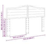 vidaXL Zadné čelo Remeselný dub 150 cm Kompozitné drevo – Obrázok 10