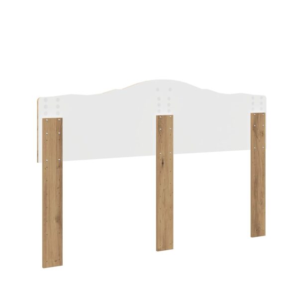 vidaXL Zadné čelo Remeselný dub 150 cm Kompozitné drevo – Obrázok 6