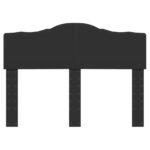 vidaXL Zadné čelo s čelnou doskou Čierny dub 120 cm Kompozitné drevo – Obrázok 4