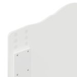 vidaXL Zadné čelo s čelnou doskou Biela 90 cm Kompozitné drevo – Obrázok 8