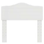 vidaXL Zadné čelo s čelnou doskou Lesklá biela 80 cm Kompozitné drevo – Obrázok 4