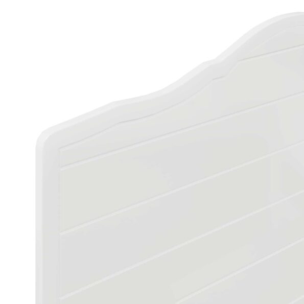 vidaXL Zadné čelo s čelnou doskou Lesklá biela 80 cm Kompozitné drevo – Obrázok 7