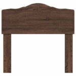 vidaXL Zadné čelo s čelnou doskou Hnedý dub 80 cm Kompozitné drevo – Obrázok 4