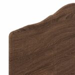 vidaXL Zadné čelo s čelnou doskou Hnedý dub 80 cm Kompozitné drevo – Obrázok 7