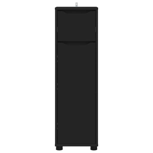 vidaXL Kúpeľňová skriňa Čierna 30,5 x 30 x 101 cm Kompozitné drevo – Obrázok 6