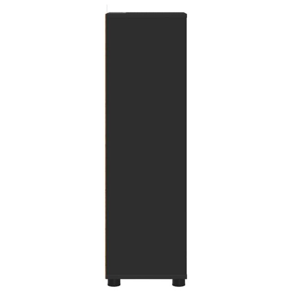 vidaXL Kúpeľňová skriňa Čierna 30,5 x 30 x 101 cm Kompozitné drevo – Obrázok 7