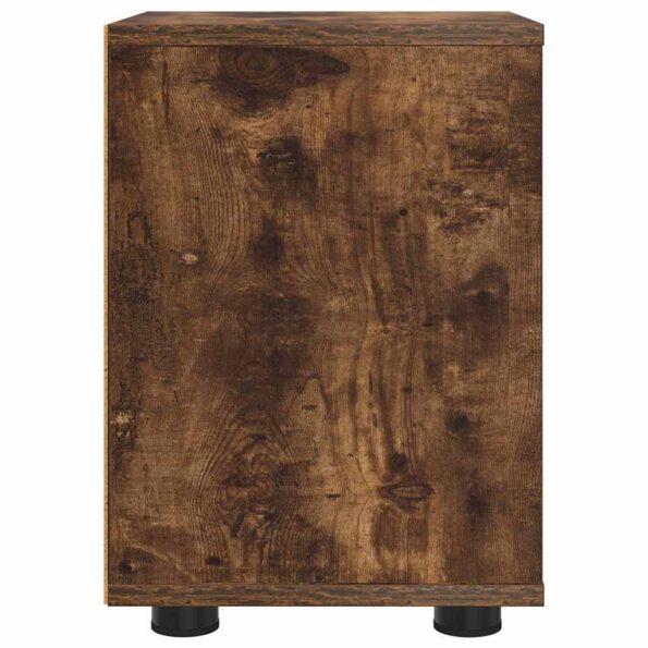 vidaXL Nočný stolík Dymová dub 30,5 x 30 x 43 cm Kompozitné drevo – Obrázok 7
