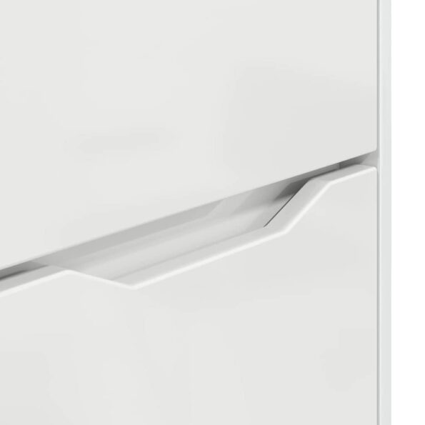 vidaXL Úložná skrinka Vysoký lesk bielej 40 x 48 x 57 cm – Obrázok 10