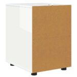 vidaXL Úložná skrinka Vysoký lesk bielej 40 x 48 x 57 cm – Obrázok 8