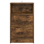 vidaXL Nočné stolíky so zásuvkou 2 pcs Dymová dub 40 x 30 x 467 cm – Obrázok 6