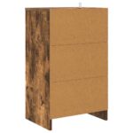 vidaXL Nočné stolíky so zásuvkou 2 pcs Dymová dub 40 x 30 x 467 cm – Obrázok 8