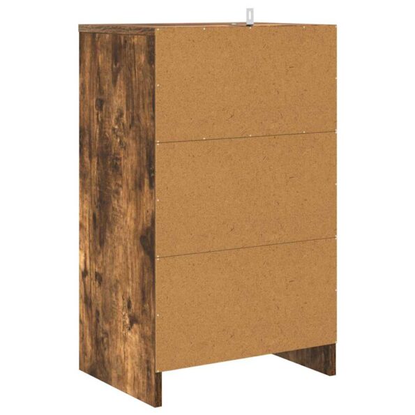 vidaXL Nočné stolíky so zásuvkou 2 pcs Dymová dub 40 x 30 x 467 cm – Obrázok 8