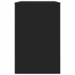 vidaXL Stôl so zásuvkou Čierna 100 x 50 x 78 cm Kompozitné drevo – Obrázok 7