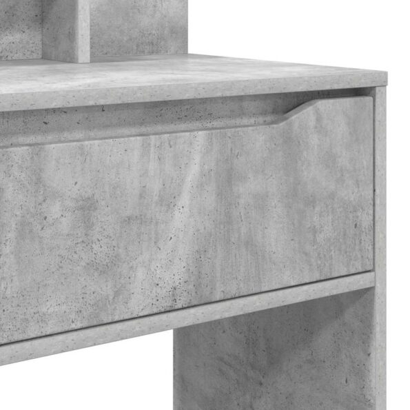 vidaXL Toaletné stolíky do spálne Betónová šedá 80 x 39,6 x 135 cm – Obrázok 10