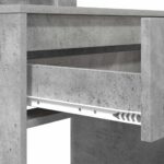 vidaXL Toaletné stolíky do spálne Betónová šedá 80 x 39,6 x 135 cm – Obrázok 9