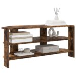 vidaXL RohováTVskriňa Dymová dub 102x40,5x45cm Kompozitné drevo – Obrázok 3