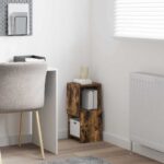 vidaXL Rohová skrinka Biela 25,5x25x55cm Kompozitné drevo – Obrázok 4