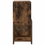 vidaXL Rohová skrinka Biela 25,5x25x55cm Kompozitné drevo – Obrázok 5