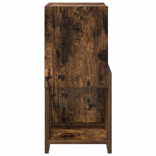 vidaXL Rohová skrinka Biela 25,5x25x55cm Kompozitné drevo – Obrázok 6