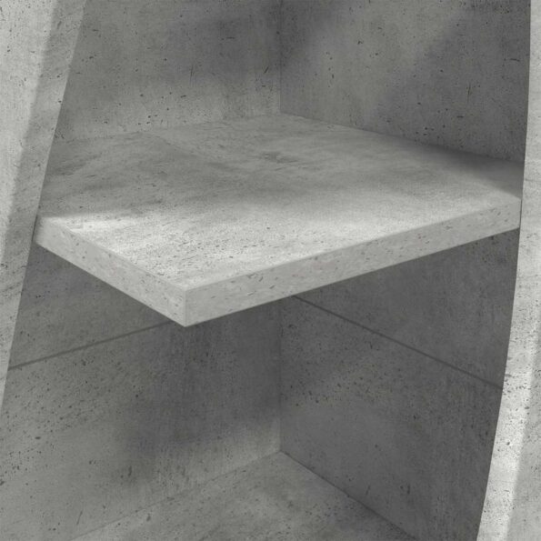 vidaXL Rohová skrinka Biela 32x32x140cm Kompozitné drevo – Obrázok 8