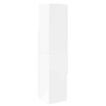 vidaXL Rohová skrinka Biela 32x32x140cm Kompozitné drevo – Obrázok 7