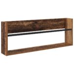 vidaXL Regál na časopisy Staré drevo 80 x 12 x 30 cm Kompozitné drevo – Obrázok 2