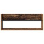 vidaXL Regál na časopisy Staré drevo 80 x 12 x 30 cm Kompozitné drevo – Obrázok 5