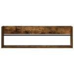 vidaXL Regál na časopisy s poličkou 2 pcs Dymová dub 100 x 12 x 30 cm – Obrázok 6