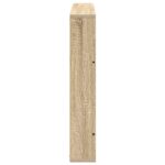 vidaXL Regál na časopisy Sonoma dub 100 x 12 x 70 cm Kompozitné drevo – Obrázok 6