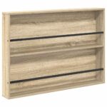 vidaXL Regál na časopisy s poličkou 2 pcs Sonoma dub 100 x 12 x 70 cm – Obrázok 5