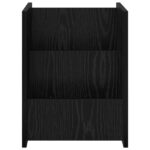 vidaXL Regál na časopisy Čierny dub 35 x 35 x 45 cm Kompozitné drevo – Obrázok 5