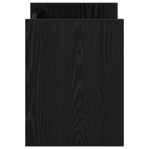 vidaXL Regál na časopisy Čierny dub 35 x 35 x 45 cm Kompozitné drevo – Obrázok 6