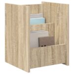 vidaXL Regál na časopisy Sonoma dub 35 x 35 x 45 cm Kompozitné drevo – Obrázok 3