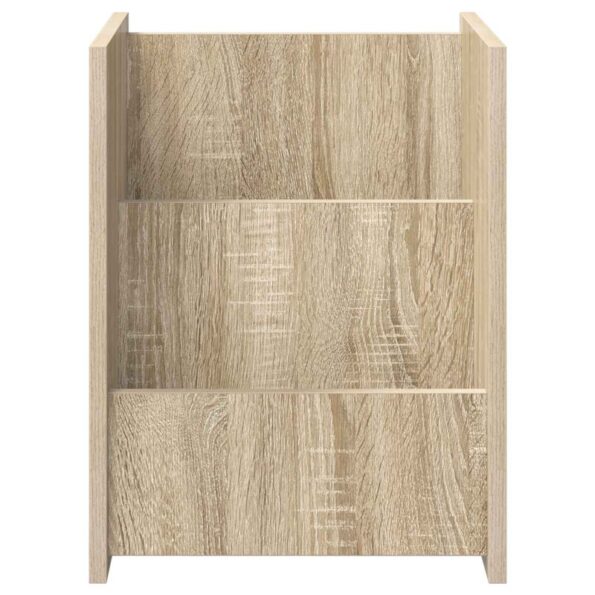 vidaXL Regál na časopisy Sonoma dub 35 x 35 x 45 cm Kompozitné drevo – Obrázok 5