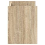 vidaXL Regál na časopisy Sonoma dub 35 x 35 x 45 cm Kompozitné drevo – Obrázok 6