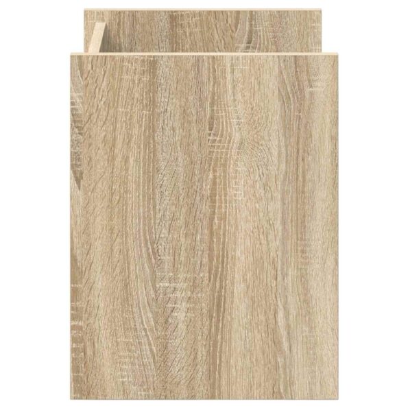 vidaXL Regál na časopisy Sonoma dub 35 x 35 x 45 cm Kompozitné drevo – Obrázok 6