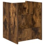 vidaXL Regál na časopisy Dymová dub 35 x 35 x 45 cm Kompozitné drevo – Obrázok 2