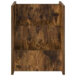 vidaXL Regál na časopisy Dymová dub 35 x 35 x 45 cm Kompozitné drevo – Obrázok 5